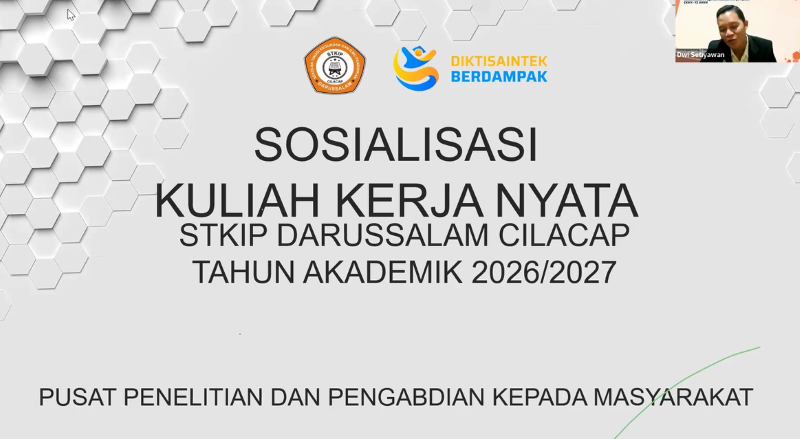 Sosialisasi Kuliah Kerja Nyata (KKN) Tematik Tahun 2026 STKIP Darussalam Cilacap